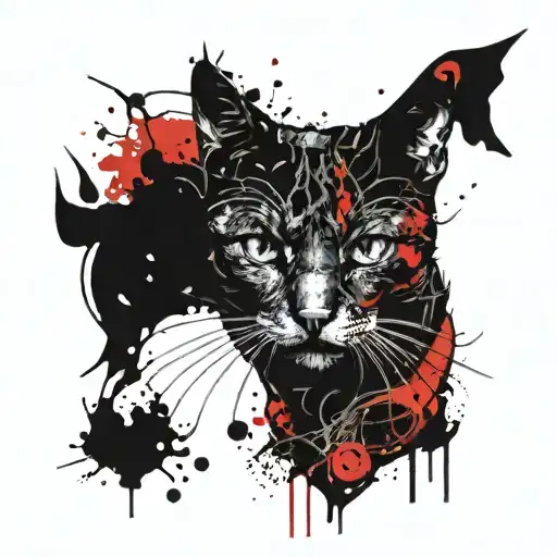 A Cat Made Of Fine Lace