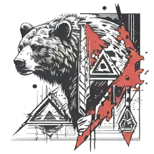 Native American Arrowhead With Bear Claw