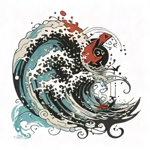 Ocean Waves Crashing