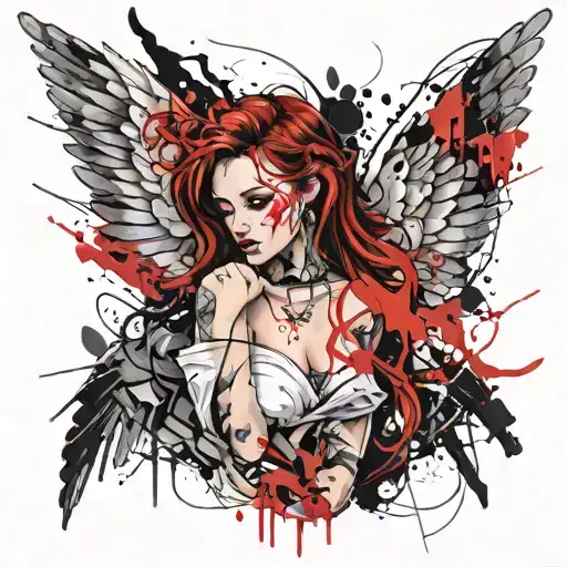 Feminine Broken Angel