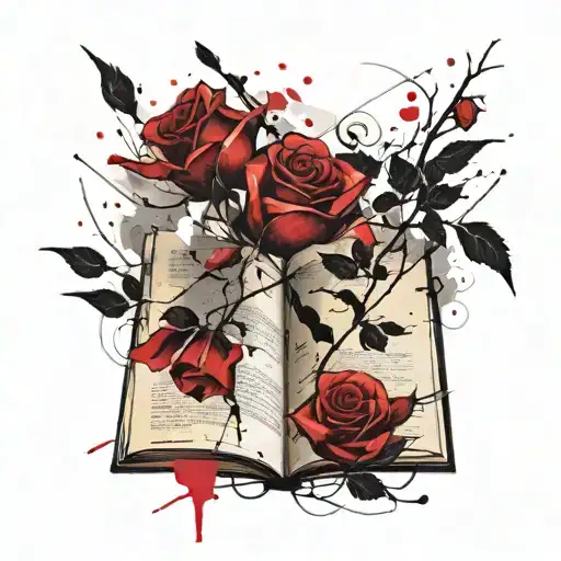 Book And One Rose