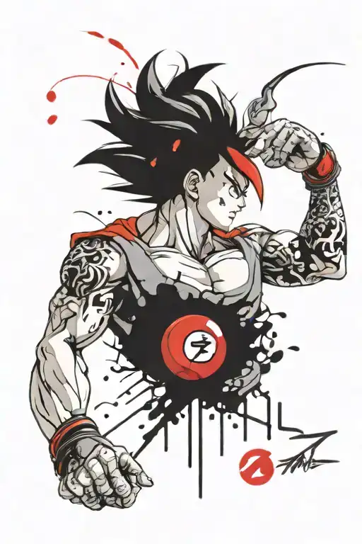 Jhonny Brovo With Dragon Ball Z