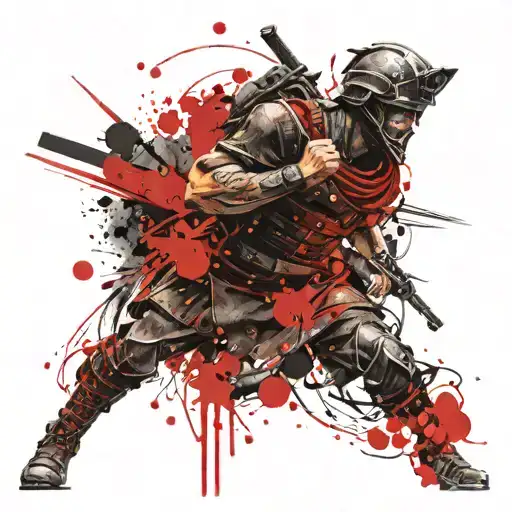 A Praetorian Roman Soldier And Back Sqpr