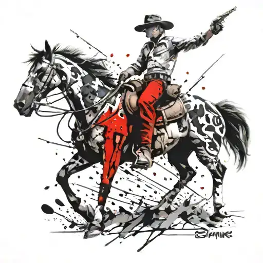 307 Westerm Spurs Cowboy