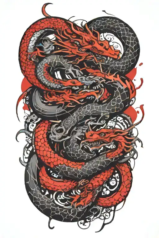 Dragon Coiled