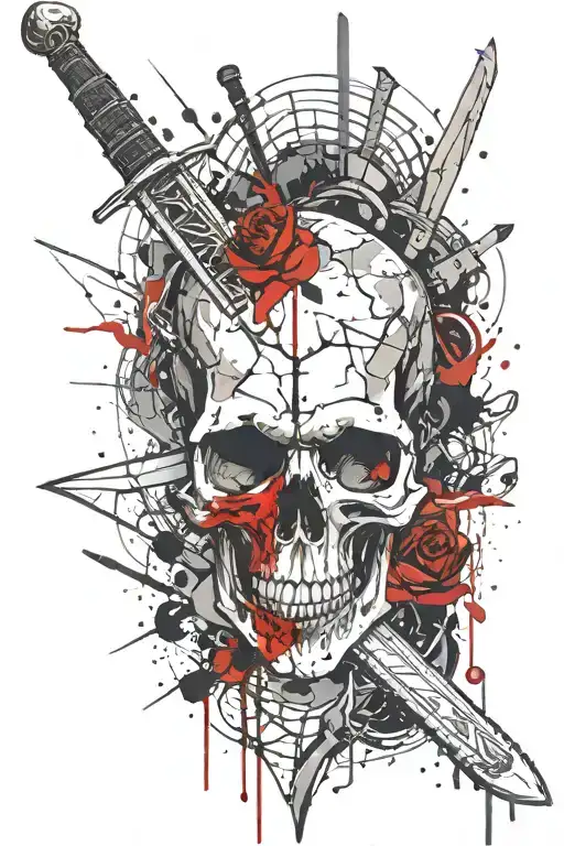 Skull And A Sword