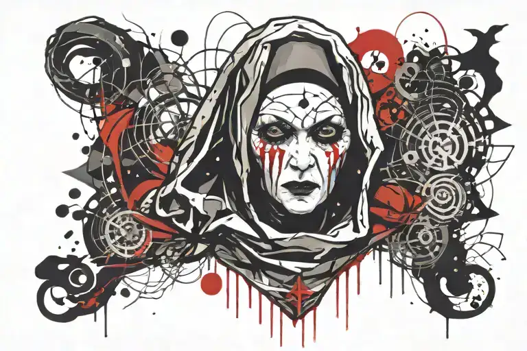 Spooky Evil Nun