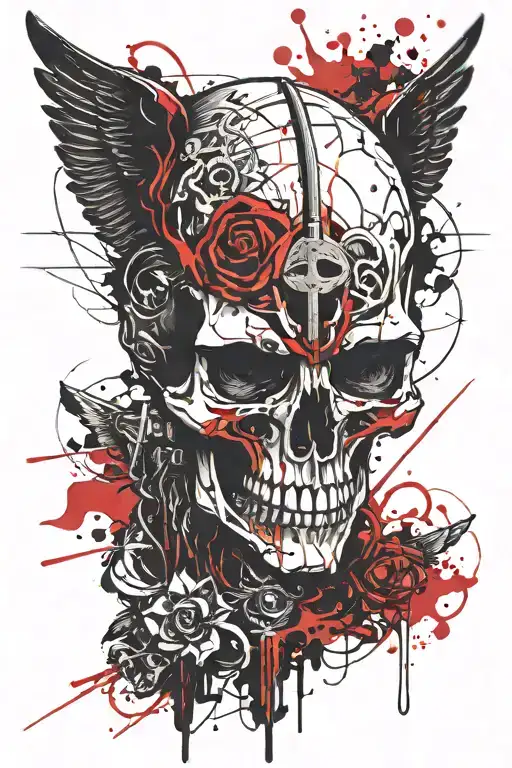 Horus Skull Face Morphing