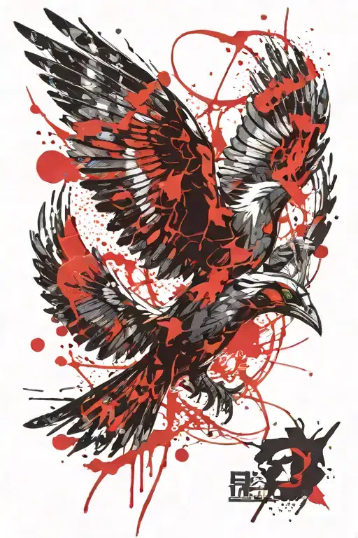 Mocking Jay Bird Flying