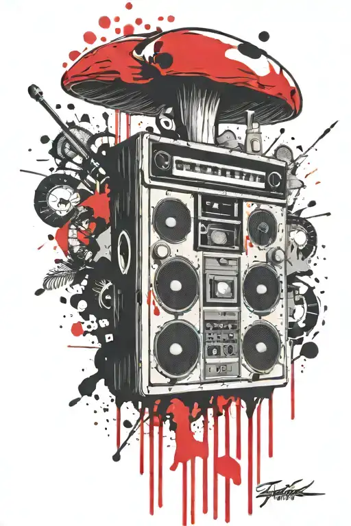 Mushroom Boom Box