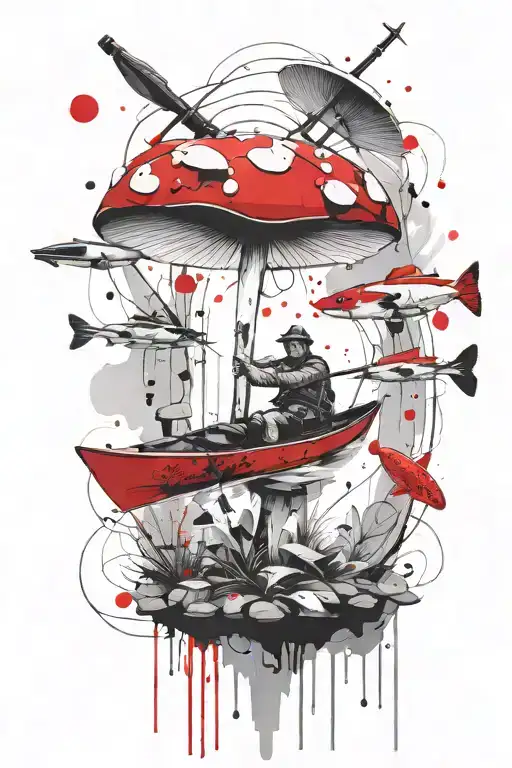 Mushroom Fishing Kayak