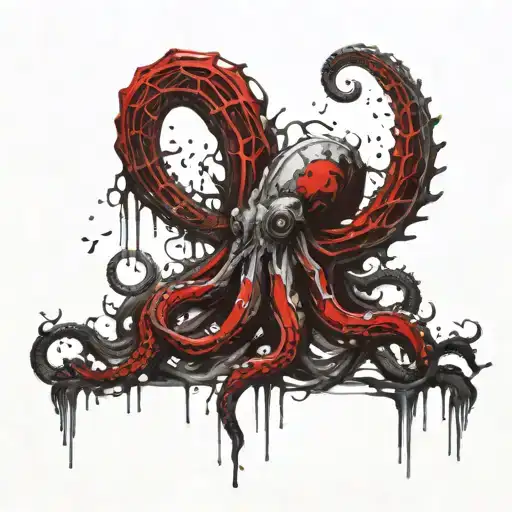 Kraken Emerging From The Depths