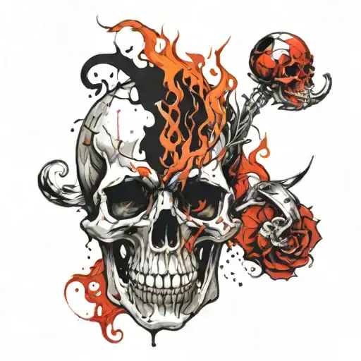 Skull Flame