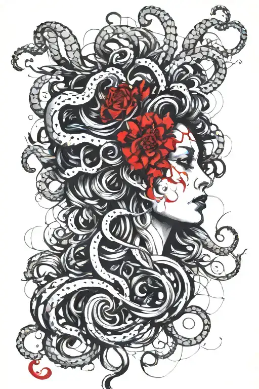 Beautiful Medusa Head