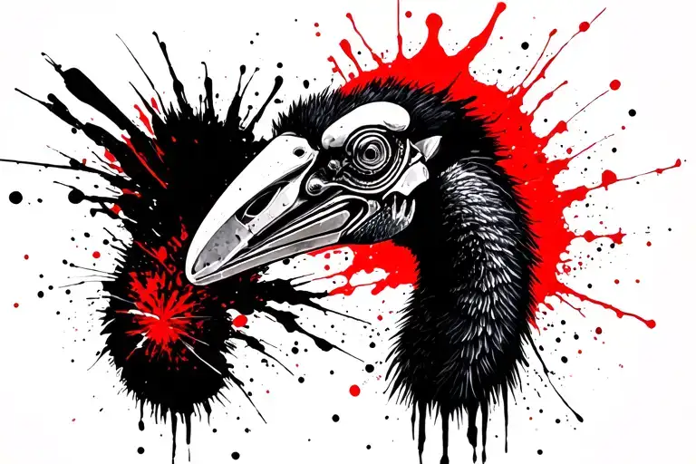 Cassowary Terminator 2 Black Lines