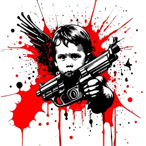 Baby Angle Guns Money