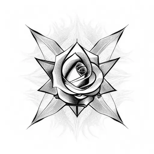 Black Rose Sharp Thorns Blood Single Stem