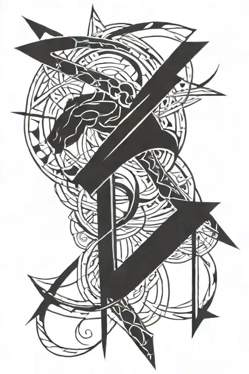 Sagittarius Male Forearm