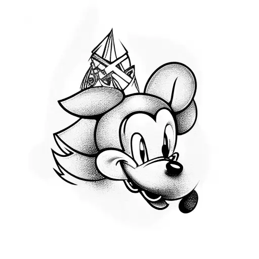 Nordic Mickey Mouse Head