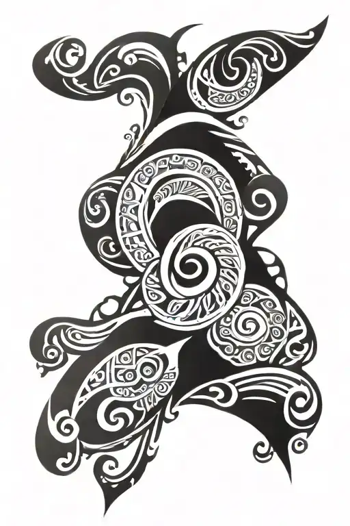 New Zealand With Maori Design