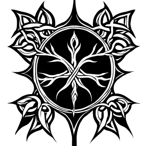 Welsh Celtic Tree Of Life