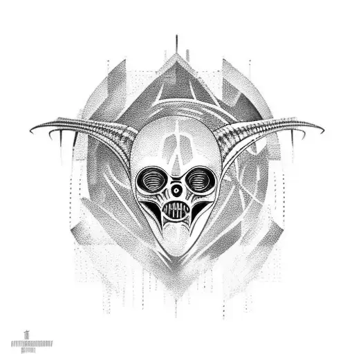 Alien Scar Back Piece