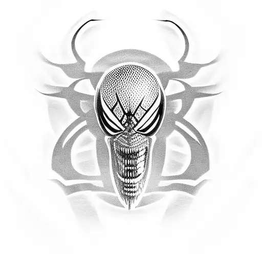 Venom Symbol From Spiderman 2 Game With Unique Alien Tribal Design For Forearm