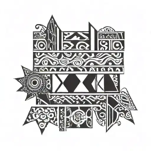 African Tribal Pattern Band