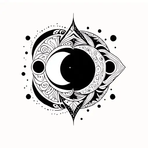 Moon Phases Bohemian Chest