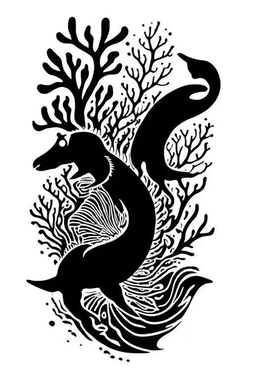 Reef With Animals In The Ocean