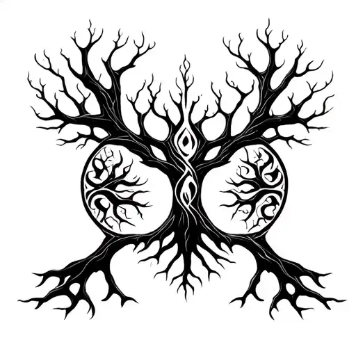 Yggdrasill Tree Of Life And Death