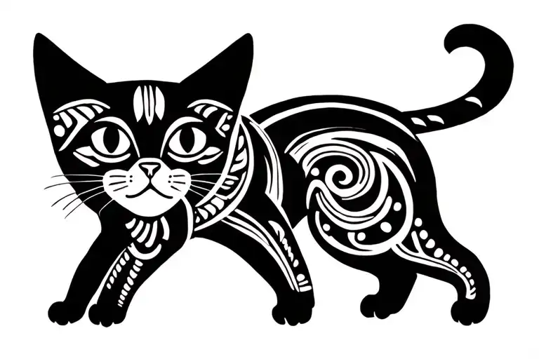 Cat Scrathing Its Owner