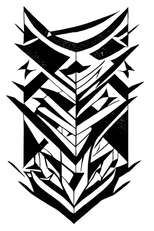 Geometric Nordic Runes