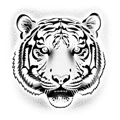 Tiger In The Infinity Simbol