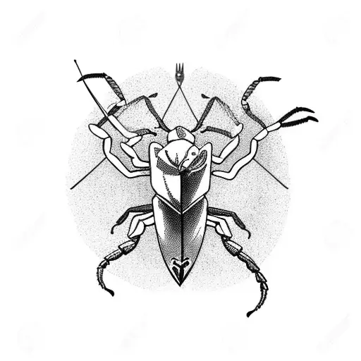 Scorpion With Bow And Arrow