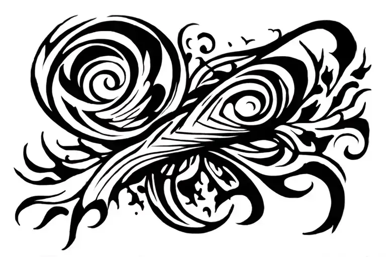 Vine Swirling Around Arm