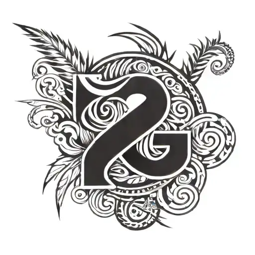 Letter G Representing Friendship With Grass And Sport Elements