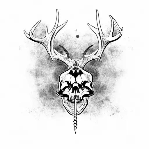 Sof Operator Skull With Elk Antlers