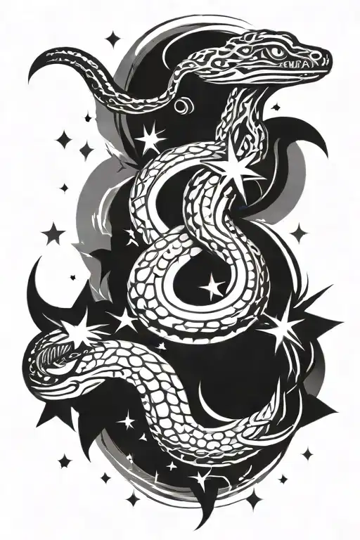 Snake And Stars
