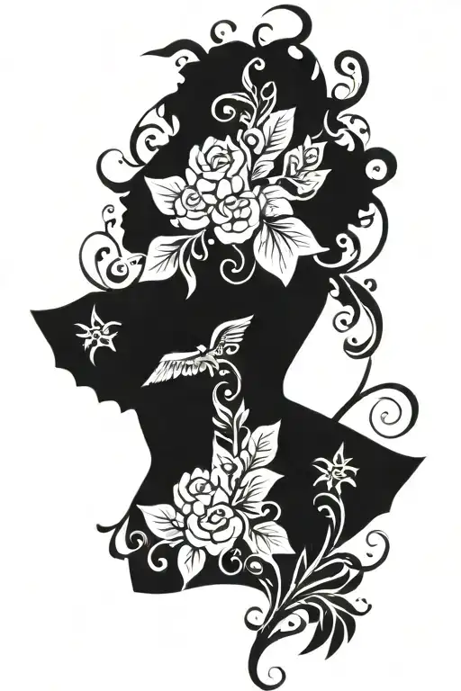 Angel Flowers And Crown