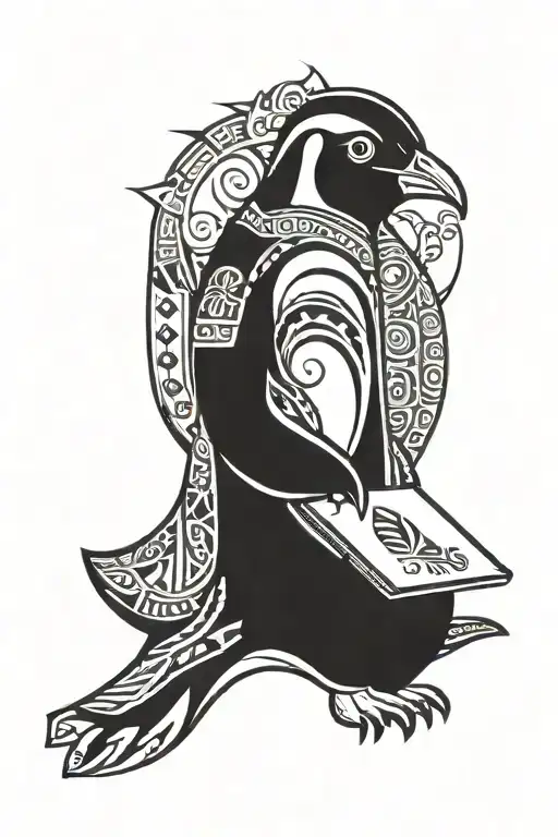 Penguin Holding A Checklist