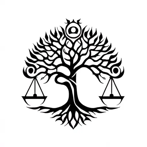 Libra Symbol Tree Of Life