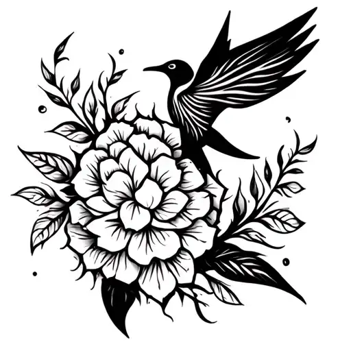 Hortensias Bird Dolphin Root