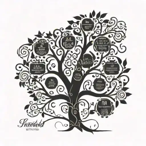 Family Tree Featuring Names Subtly Incorporated