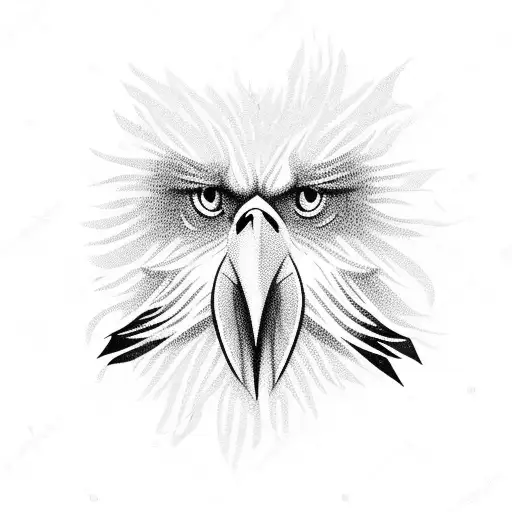 Eagle Flying Over Beach