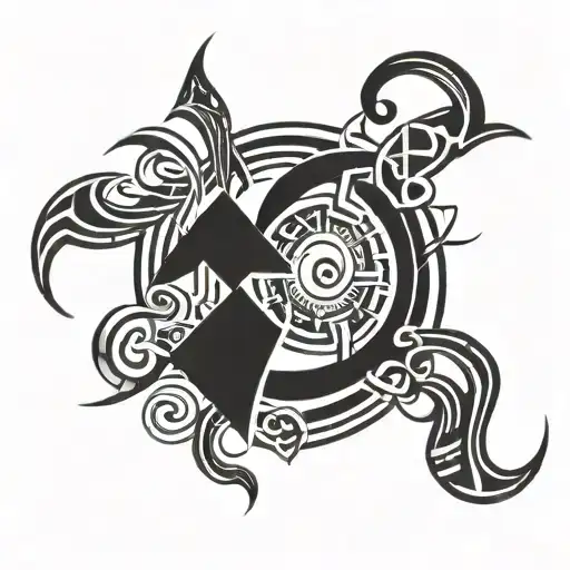 Gaming Symbols Intertwined