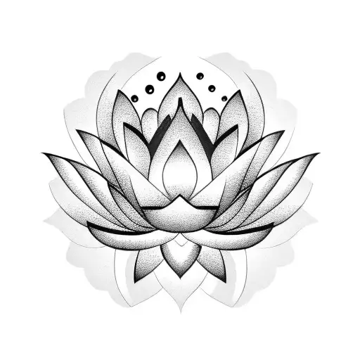 Lotus Flower And A Tumbler Toy