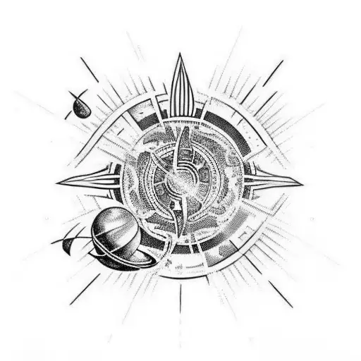 Tribal Half Sleeve With Space For Song Lyrics