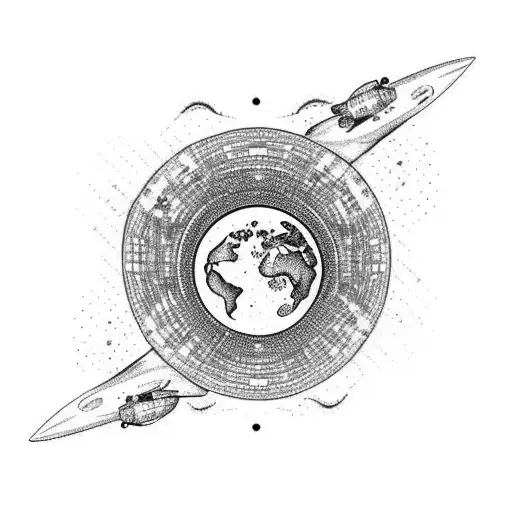 Earth Blackhole Airplane