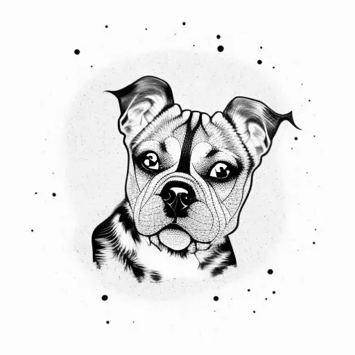 A Dog With A Sad Face